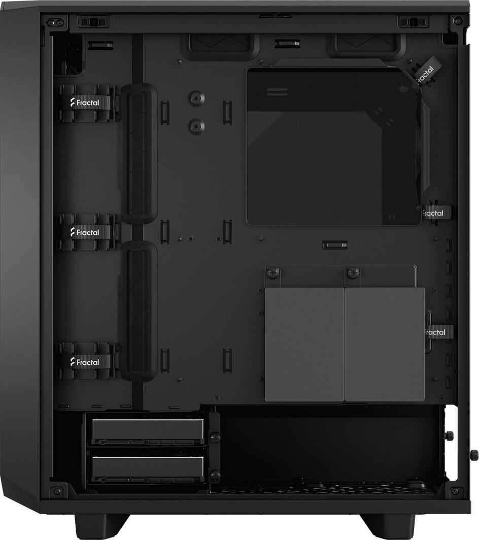 Kasë Fractal Design Meshify 2 Compact TG Dark Tint, e zezë, Midi Tower