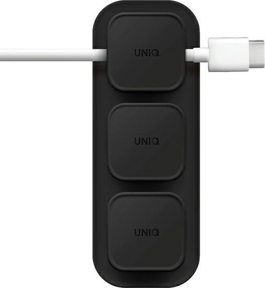 Organizues magnetik kabllosh Uniq Pod Mag, me bazë, gri e errët