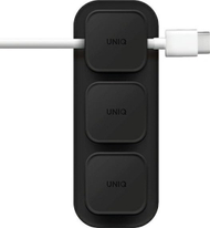 Organizues magnetik kabllosh Uniq Pod Mag, me bazë, gri e errët