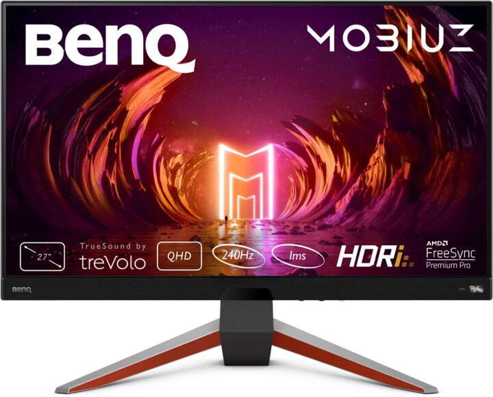 Monitor BenQ Mobiuz EX270QM - LED, 27", QHD, i zi / gri