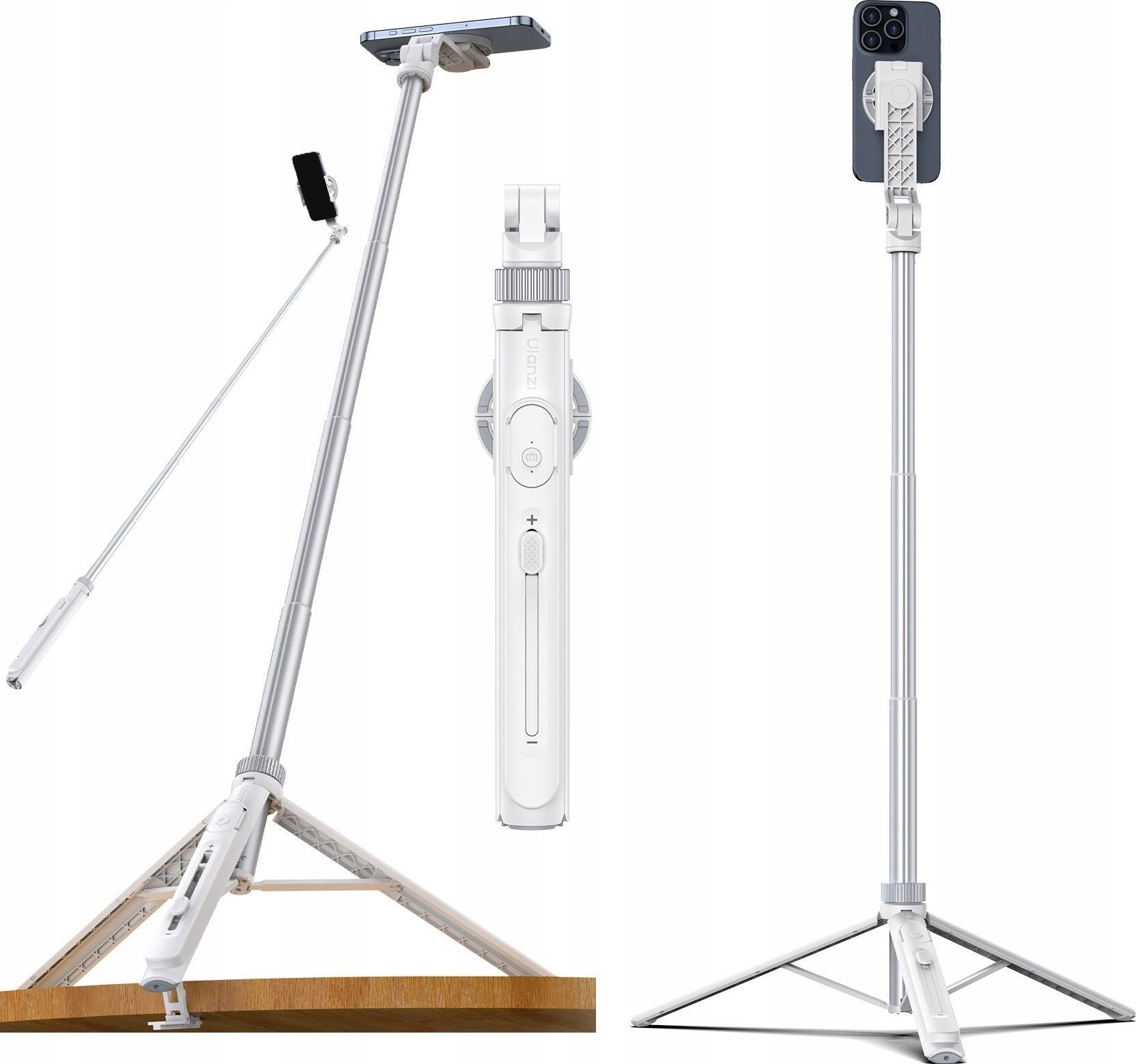Selfie stick dhe tripod Ulanzi TT88 T111, panel MagSafe, rrotullim 360°, i zi