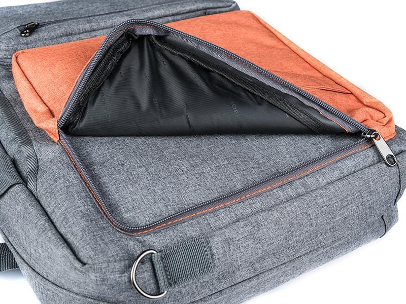 Çantë shpinore Modecom Reno, 15.6", najlon i papërshkueshëm nga uji, portokalli