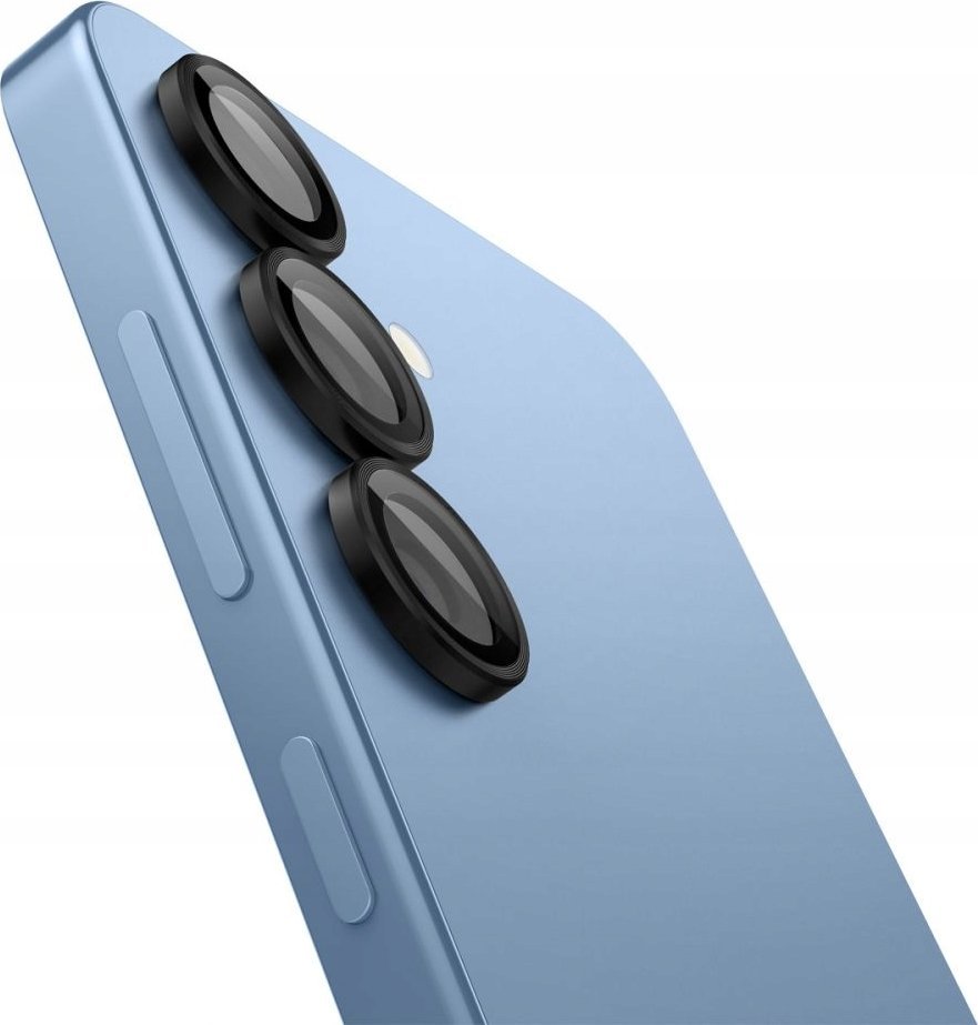 Mbrojtës kamere Spigen Glass tR EZ Fit Optik Pro HD, 2 copë, për Samsung Galaxy S25, i zi