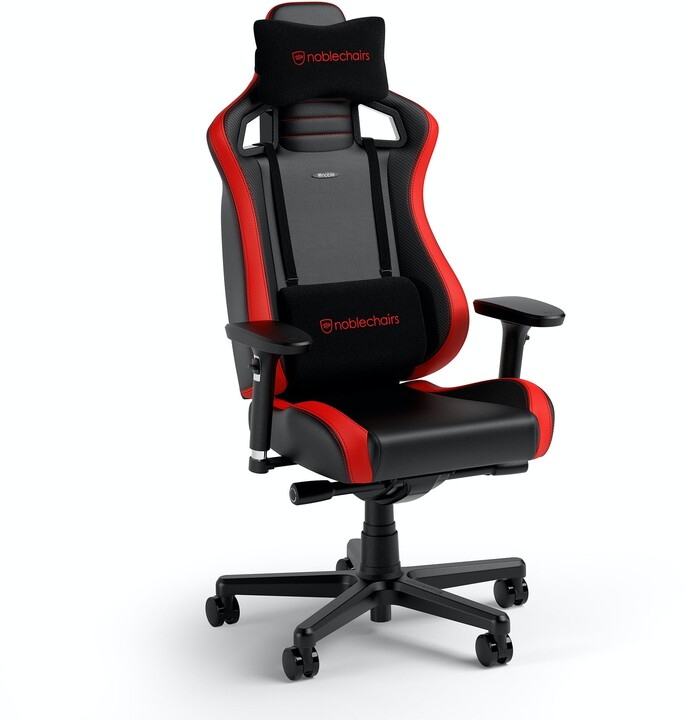 Столица noblechairs EPIC Compact, црна / црвена