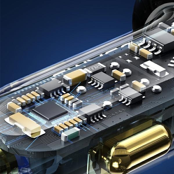 Karikues makine Usams US-CC158, 2x USB-A 1x USB-C, 3A, i zi