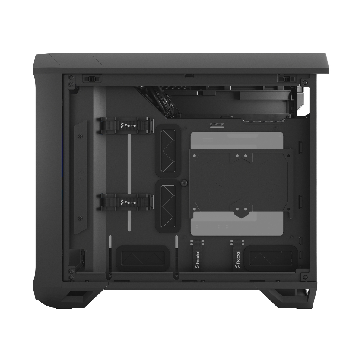 Kasë Fractal Design Torrent Nano RGB Black TG Light Tint, e zezë