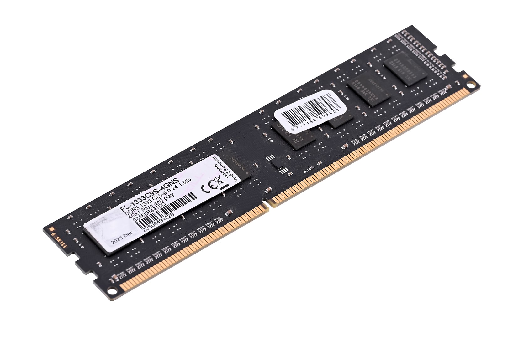 Memorie RAM G.Skill NS, 4GB, DDR3, 1333MHz, DIMM, e zezë