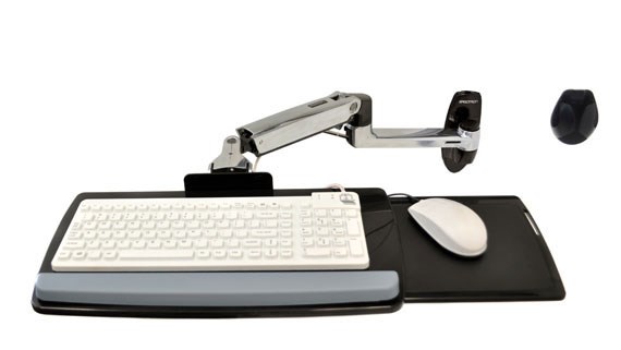 Mbajtëse tastiere Ergotron LX, 2.2kg, 330mm, e zezë