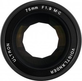 Objektiv Voigtlander Ultron 75mm f/1.9 MC për Leica M, manual, i zi