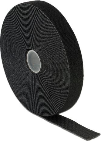 Organizues për kabllo DeLock Velcro 18716, i zi