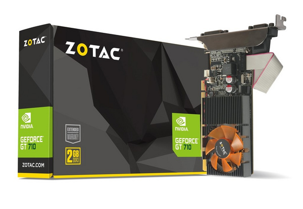 Kartelë grafike Zotac Nvidia GeForce GT 710, 2GB DDR3