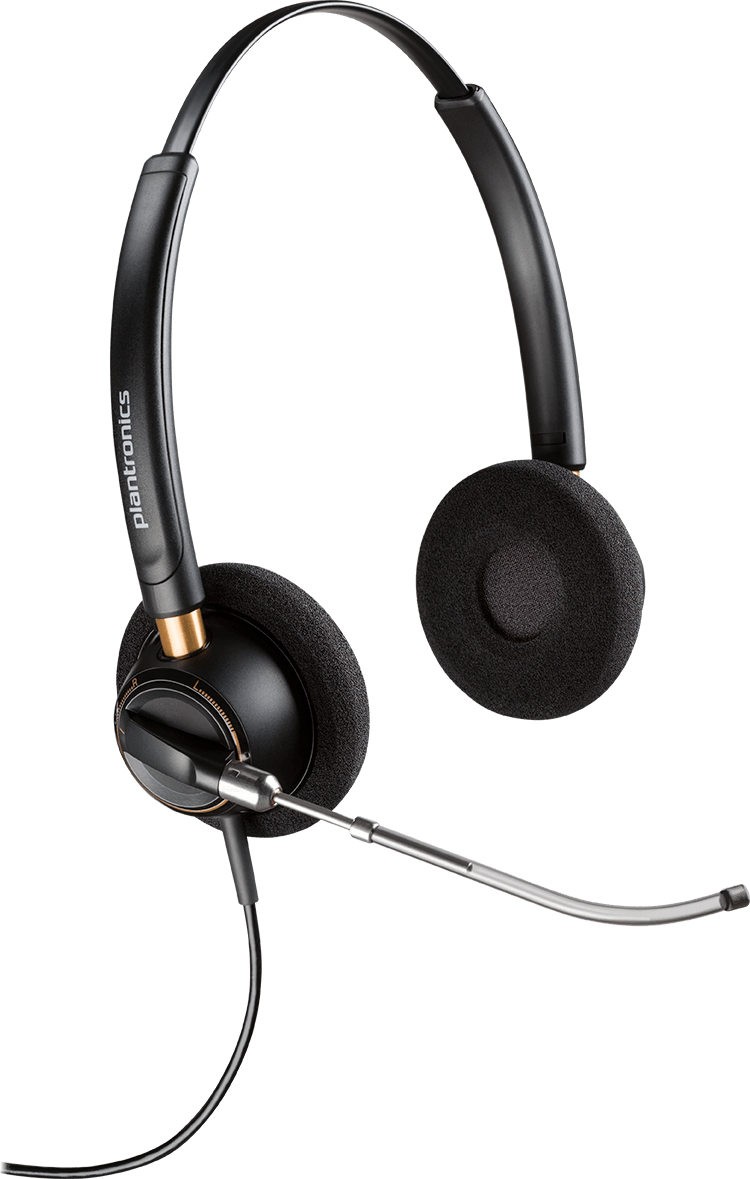 Kufje Plantronics Encore Pro HW520V, të zeza
