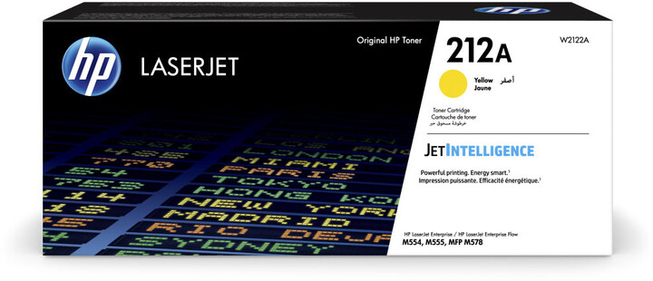 Toner për printer HP W2122A c.212A, i verdhë