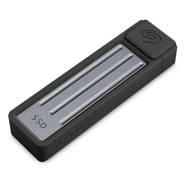 Надворешен SSD Seagate STMX2000400, 1TB, USB Type C 3.2 Gen 2, сив