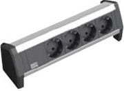 Zgjatues tavoline Bachmann DESK 1, 4 dalje AC, kabllo 3 m, i zi gri