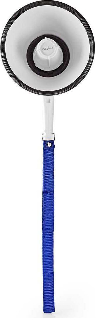 Megafon Nedis Compact, 10 W, 250 m, i bardhë blu