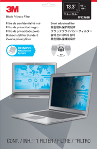 Filter privatësie për laptop 3M PF133W9B, 13.3", mat, transparent
