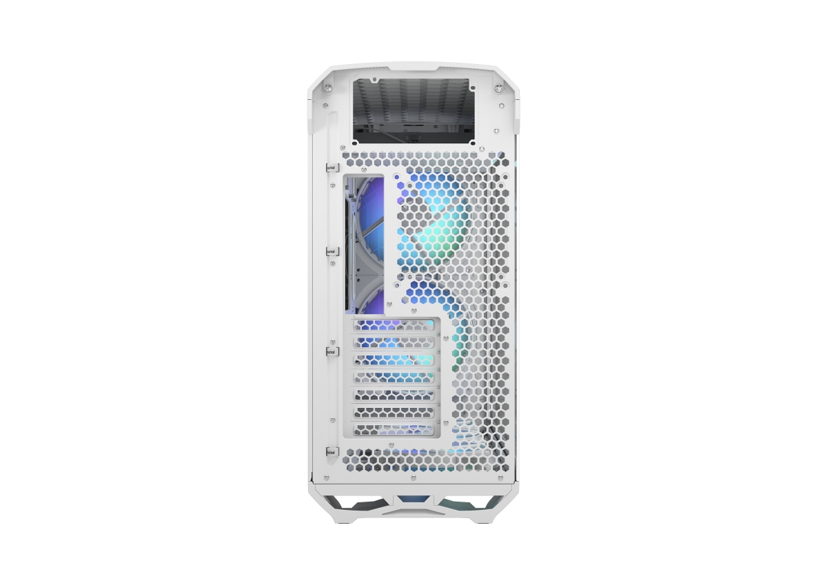 Куќиште за компјутер Fractal Design Torrent RGB White TG Clear Tint, бело
