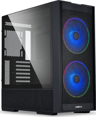 Kasë Lian Li LanCool 206, e zezë ARGB, Midi Tower