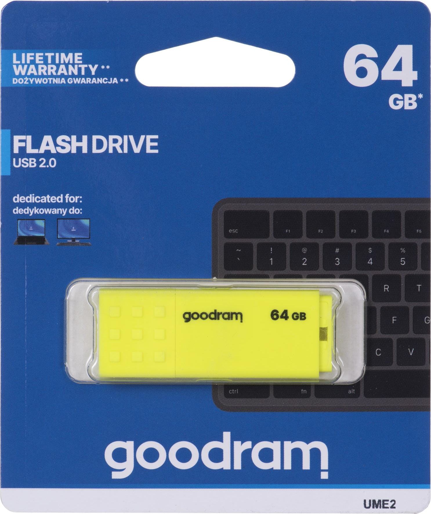 Disk i hollë GoodRam UME2, 64 GB (UME2-0640Y0R11)