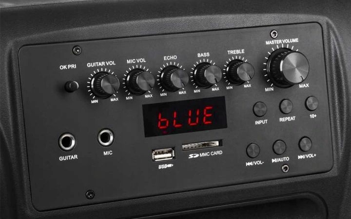 Altoparlant portativ Column Azusa MIK0134EU, 60W, 15", i zi