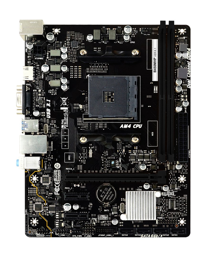 Pllakë amë Biostar B450MHP AMD B450 Socket AM4 micro ATX