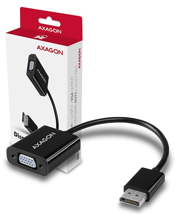 Përshtatës AXAGON RVD-VGN, DisplayPort - VGA, FullHD