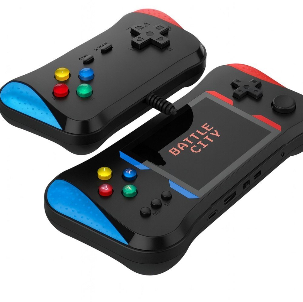 Konzolë portative X7M, 500 lojëra, ekran 3.5", me dy lojtarë