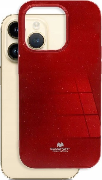 Futrollë Mercury Jelly për iPhone 15 Pro 6.1", TPU, e kuqe