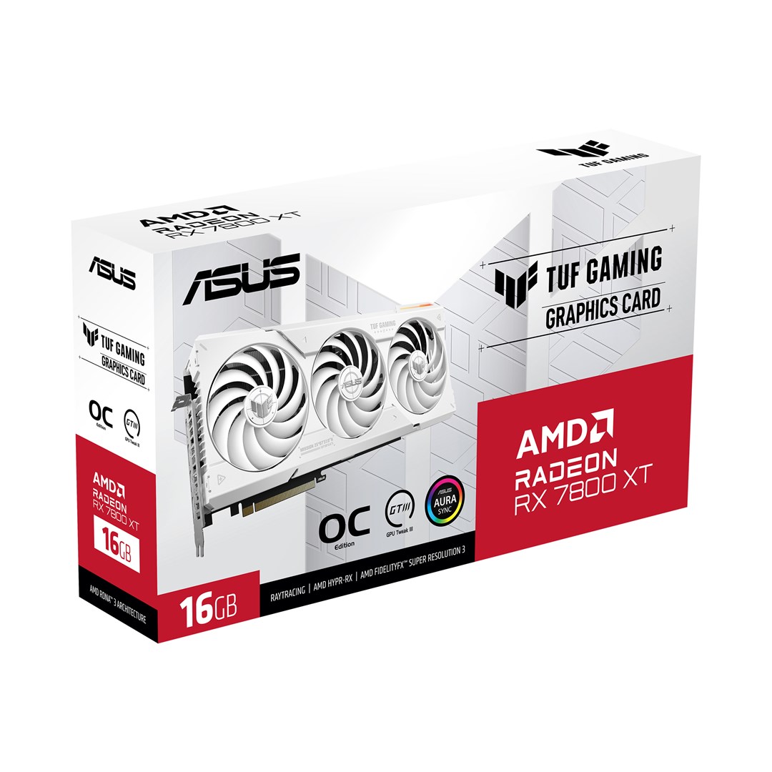 Kartë grafike ASUS TUF Gaming AMD Radeon RX 7800 XT, 16 GB GDDR6