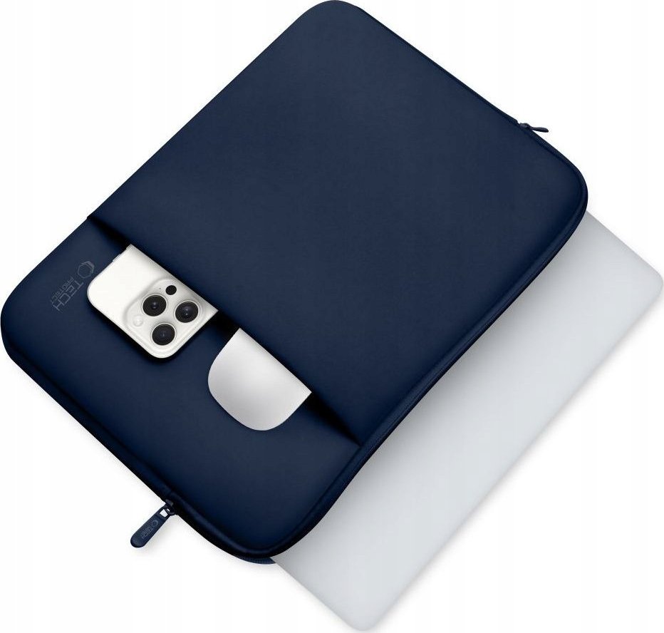 Këllëf laptopi Tech-Protect Neoprene, 14", neopren, blu navy