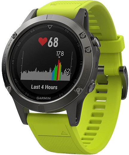 Matës aktiviteti GARMIN fenix5, rrip të verdhë