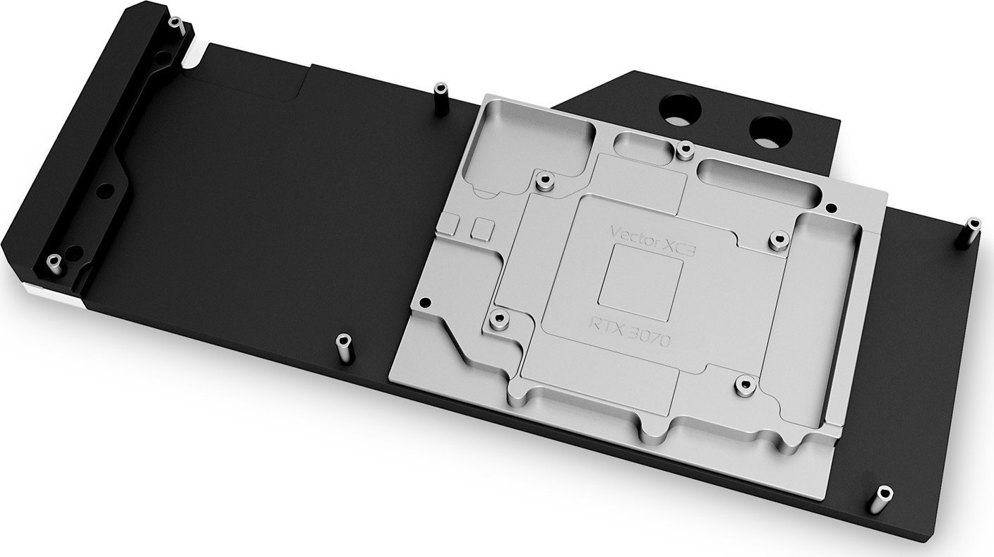 Блок за вода за ГПУ ЕК Вотер Блокs EK-Quantum Vector XC3 RTX 3070 D-RGB, Никел Ацетал, црн