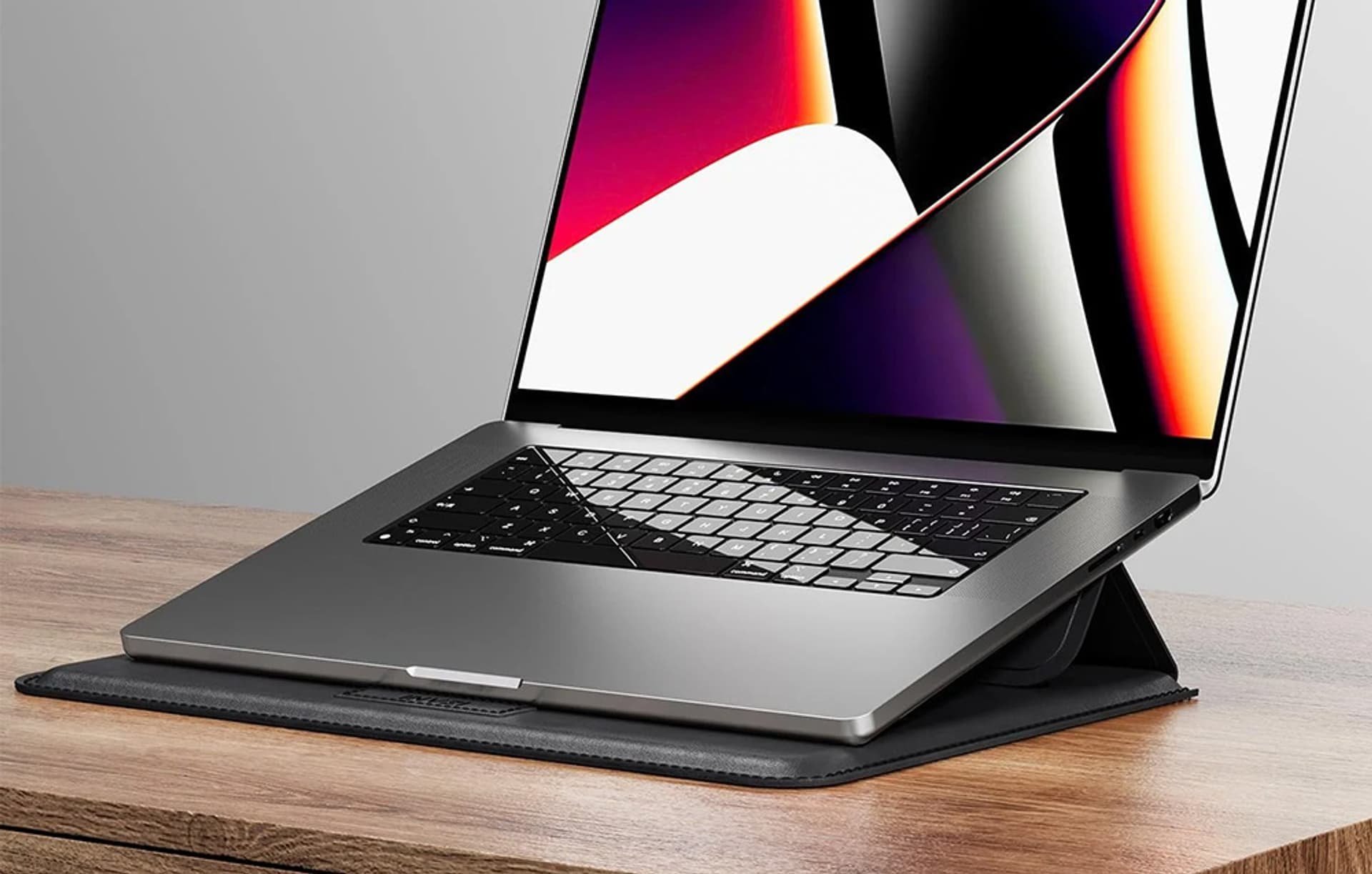 Hapsë laptopi Invzi Minimalist për MacBook Pro Air, 13 14", set 2 copë, gri