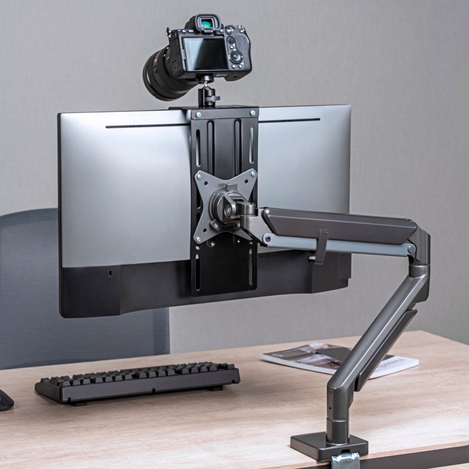 Mbajtëse metalike Mozos VS1 S, deri 2 kg, madhësi S, e zezë