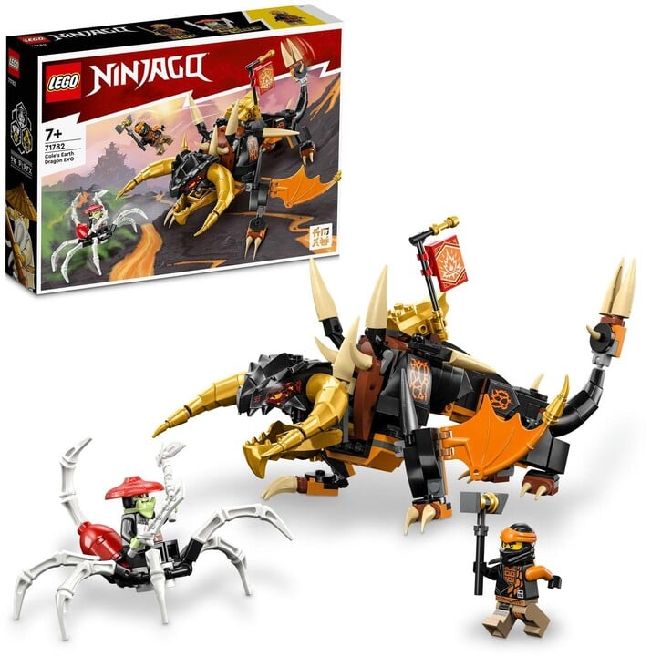 Set LEGO® NINJAGO® 71782 Cole's Earth Dragon EVO, 285 pjesë