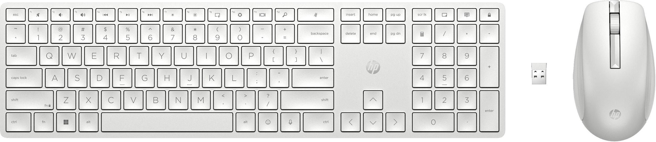 Сет тастатура и глушец HP 650 безжичен, без кабли, USB, црн