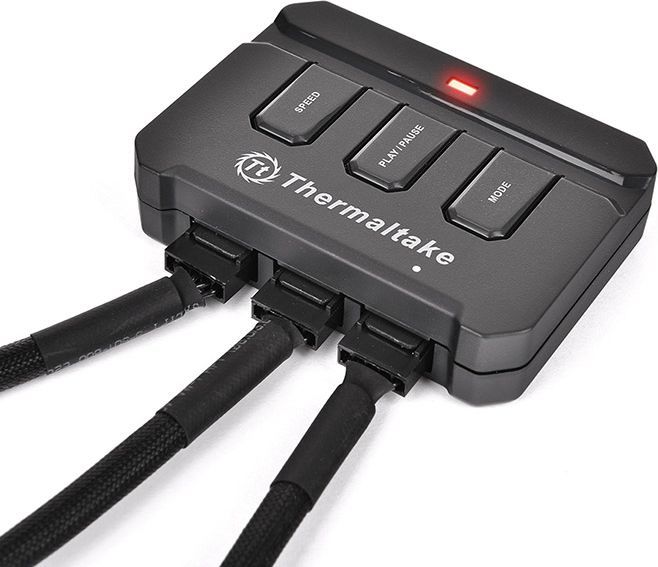 Ftohës për kompjuter Thermaltake Riing 12 LED, RGB, 3 copë