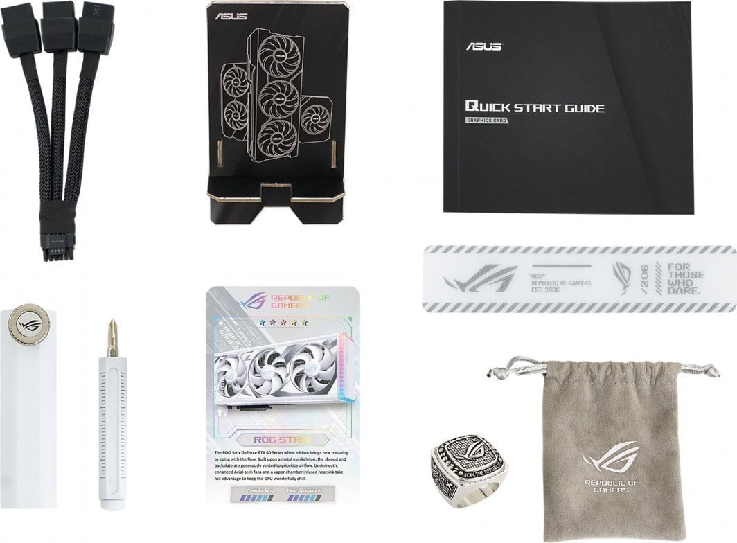 Kartelë grafike Asus ROG Strix GeForce RTX 4080 SUPER White 16GB GDDR6X