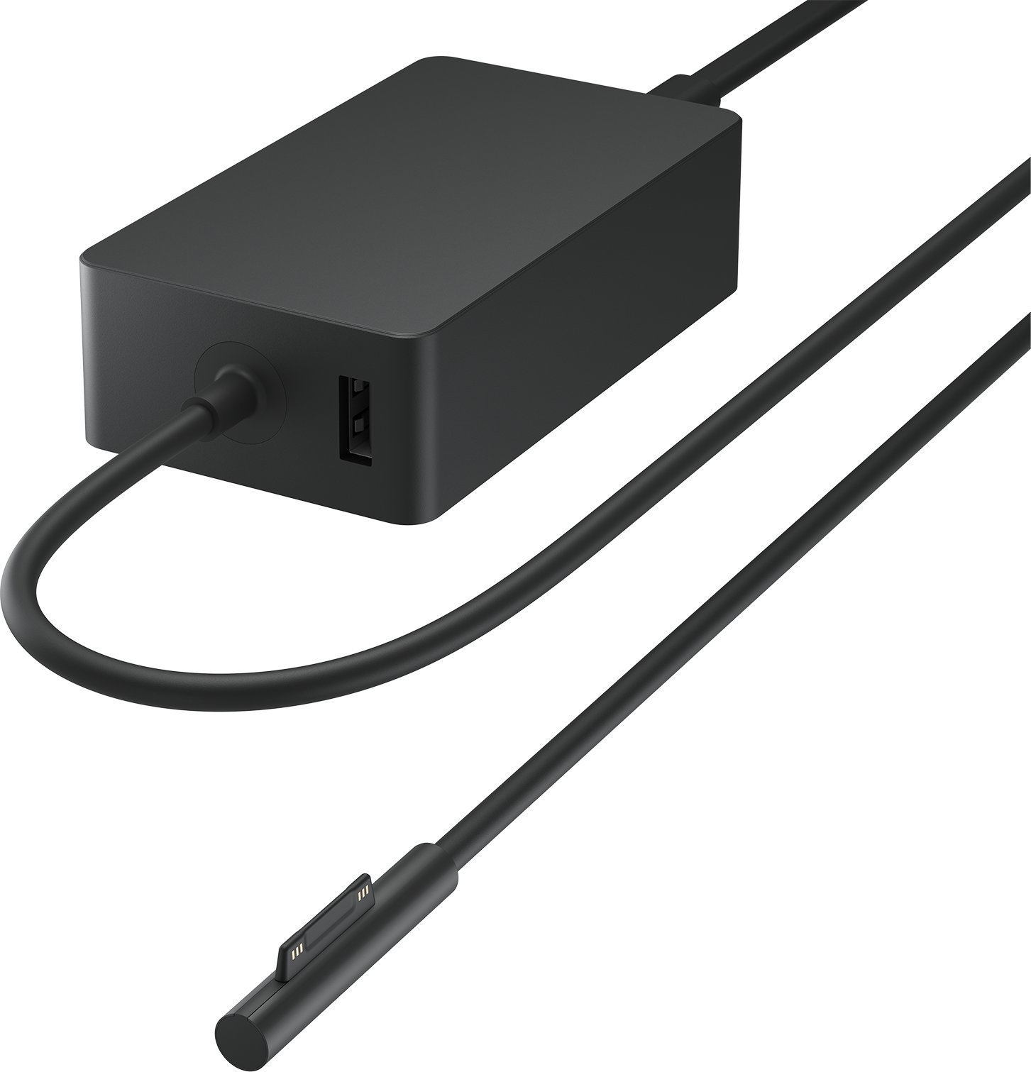 Полнач Microsoft Surface 65W Power Supply, со УСБ, за лаптоп и таблет, црн