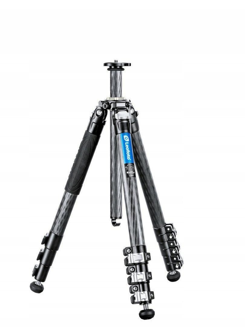 Tripod karboni Leofoto Manba LV-284C BV-5, profesional, 4 seksione, i zi