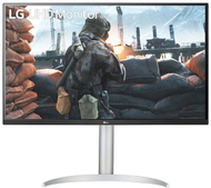 Monitor LG 32UP55NP-W, 31,5", LED, 4K UHD, i zi/ argjendtë