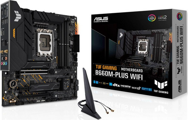 Pllakë amë ASUS TUF Gaming B660M-Plus WiFi, Intel B660, LGA 1700, Micro-ATX Pllakë amë ASUS TUF Gaming B660M-Plus WiFi, Intel B660, LGA 1700, Micro-ATX