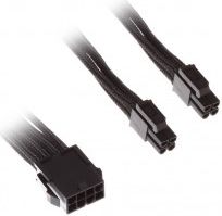 Kabllo SilverStone, ATX/EPS 8-pin, 0.3m, e zezë