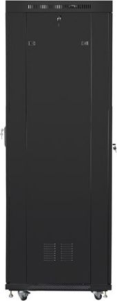 Kabinet serverik Lanberg Standing Cabinet 19" 42U, ngarkesa 800kg, me 4 ventilatorë, i zi