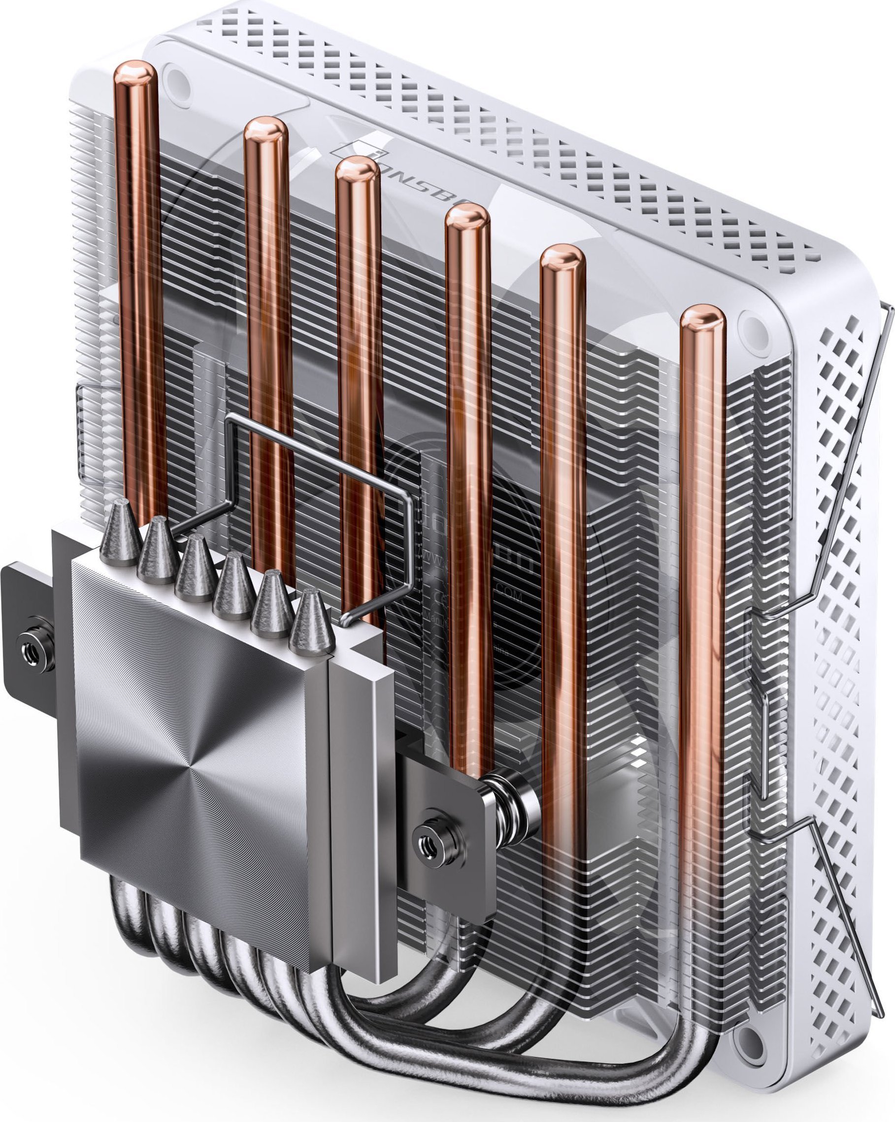 Ftohës CPU Jonsbo HP600, 120mm, RGB, i bardhë