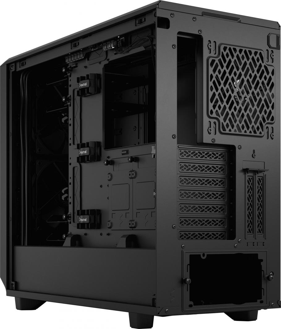 Kasë Fractal Design Meshify 2 Solid, e zezë, Midi Tower