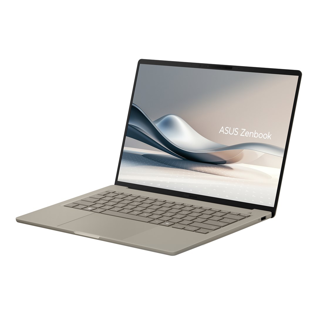 Laptop Asus Zenbook A14 OLED UX3407RA, 14", Snapdragon X Elite X1E-78-100, 32GB RAM, 1TB SSD, bezhë
