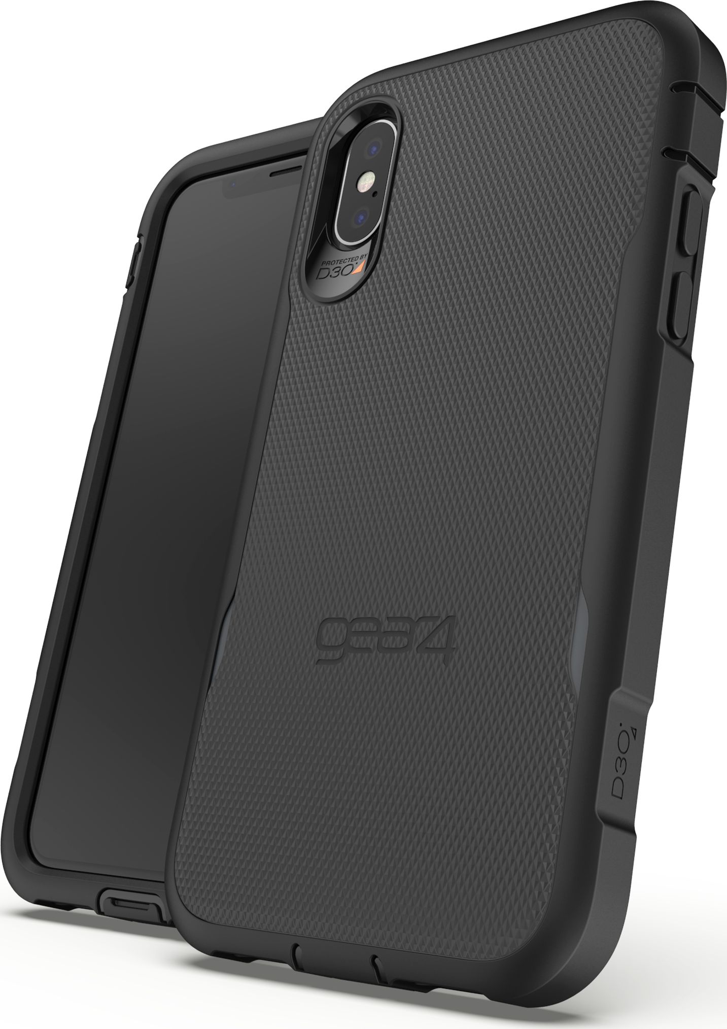 Kornizë mbrojtëse GEAR4, iPhone X / Xs, e zezë