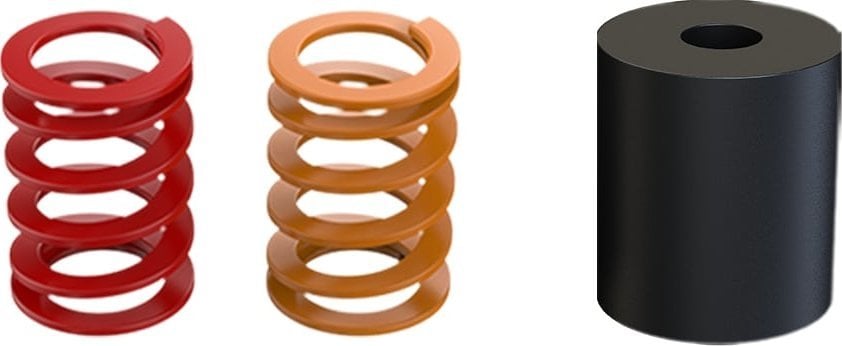 Set aksesorësh MOZA Racing RS17 SR-P, 2 susta, 1 damper, i zi